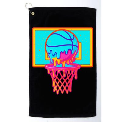 Basketball Ice Cream Drip Golf Towel