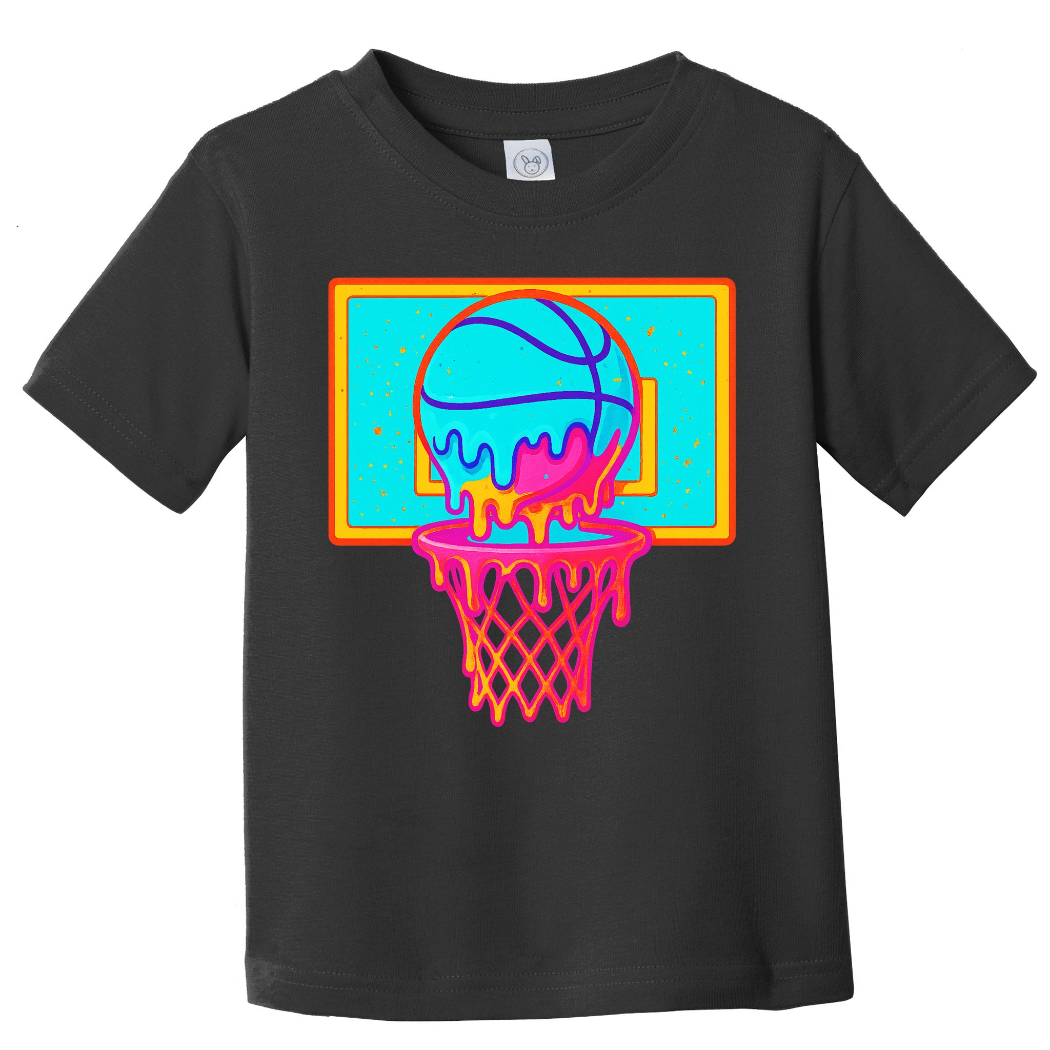 Basketball Ice Cream Drip Toddler T-Shirt