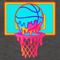 Basketball Ice Cream Drip Vector Backpack