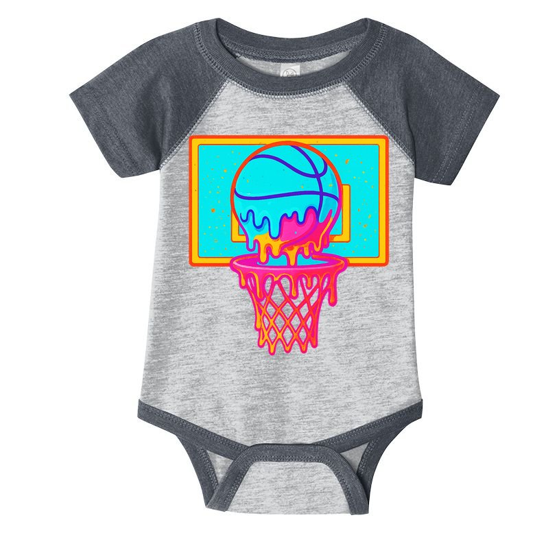 Basketball Ice Cream Drip Infant Baby Jersey Bodysuit