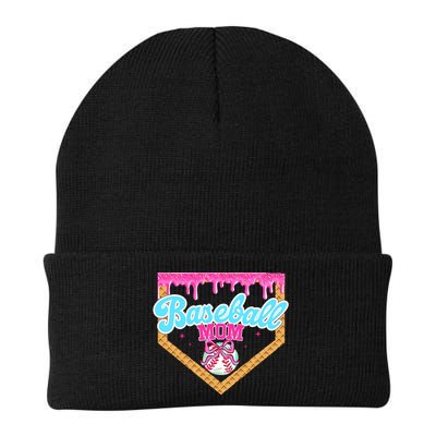 Baseball Ice Cream Drip Funny Sport Game Day Baseball Mom Beanie