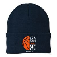 Basketball I Can Do All Things Through Christ Who Strengthens Me Philippian 4:13 Knit Cap Winter Beanie