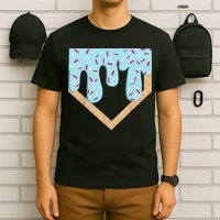Baseball Ice Cream Dripping Drip T-Shirt