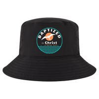 Baptized In Christ Christian Adult Baptism Cool Comfort Performance Bucket Hat