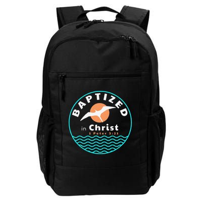 Baptized In Christ Christian Adult Baptism Backpack