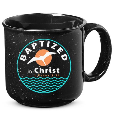 Baptized In Christ Christian Adult Baptism 15oz Campfire Ceramic Mug