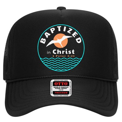 Baptized In Christ Christian Adult Baptism Trucker Hat