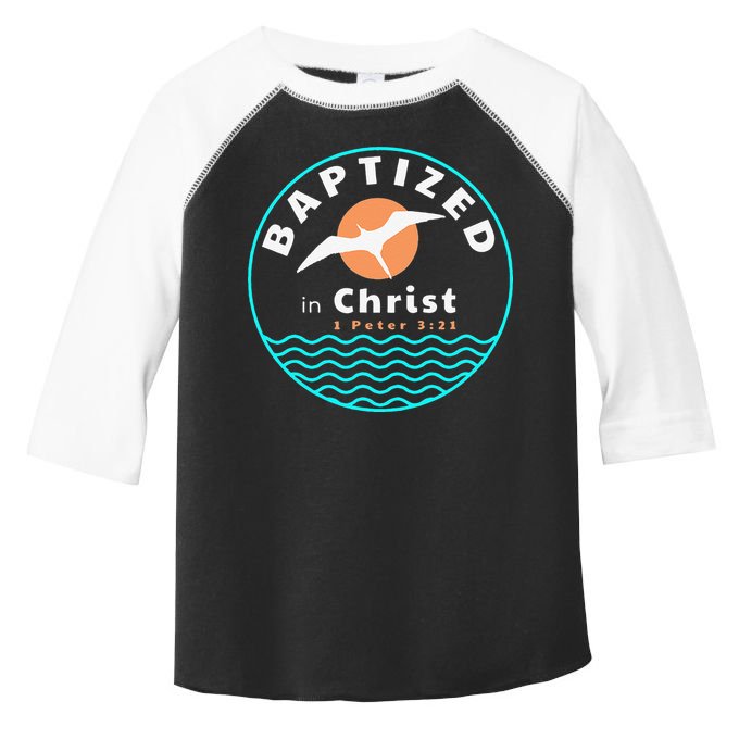 Baptized In Christ Christian Adult Baptism Toddler Fine Jersey T-Shirt