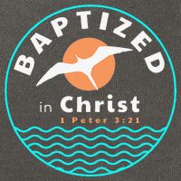 Baptized In Christ Christian Adult Baptism Cotton Canvas Backpack