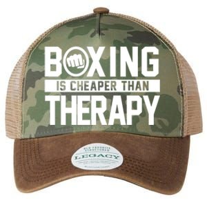 Boxing Is Cheaper Than Therapy Kickboxing Quote Fist Great Gift Legacy Tie Dye Trucker Hat