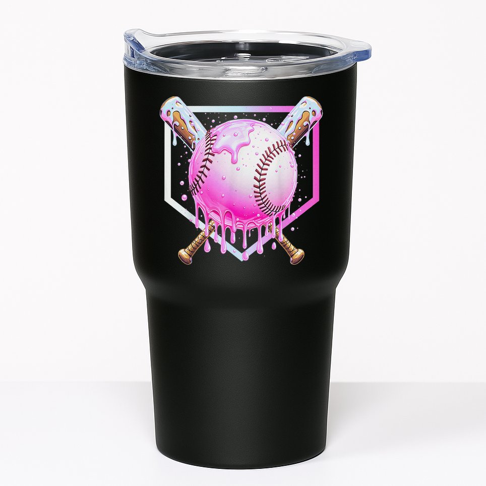 Baseball Ice Cream Home Plate Baseball Lover Tumbler