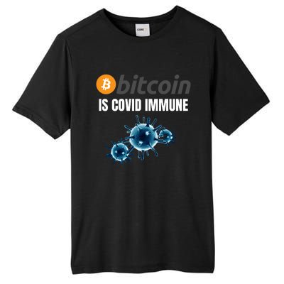 Bitcoin Is COVID Immune, Unstoppable, Plan B, Cryptocurrency, Blockchain, Crypto Tall Fusion ChromaSoft Performance T-Shirt