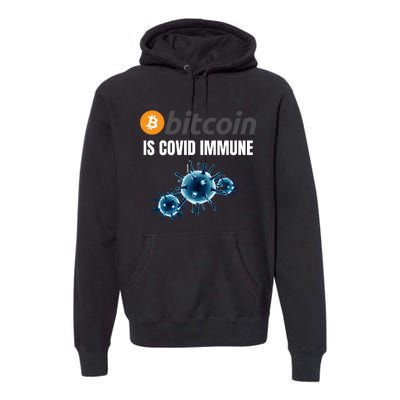 Bitcoin Is COVID Immune, Unstoppable, Plan B, Cryptocurrency, Blockchain, Crypto Premium Hoodie