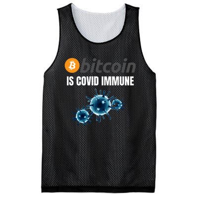 Bitcoin Is COVID Immune, Unstoppable, Plan B, Cryptocurrency, Blockchain, Crypto Mesh Reversible Basketball Jersey Tank