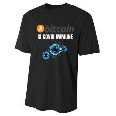 Bitcoin Is COVID Immune, Unstoppable, Plan B, Cryptocurrency, Blockchain, Crypto Performance Sprint T-Shirt