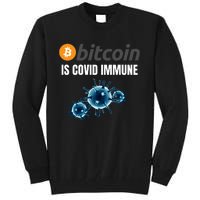 Bitcoin Is COVID Immune, Unstoppable, Plan B, Cryptocurrency, Blockchain, Crypto Tall Sweatshirt