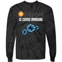 Bitcoin Is COVID Immune, Unstoppable, Plan B, Cryptocurrency, Blockchain, Crypto Tie-Dye Long Sleeve Shirt