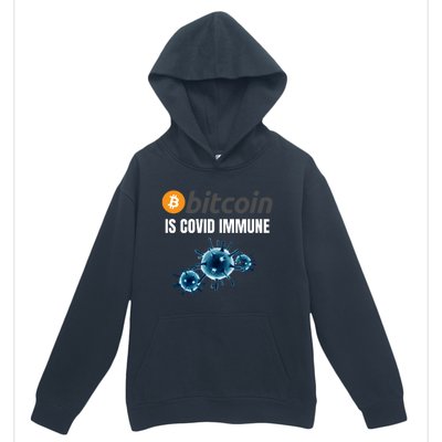 Bitcoin Is COVID Immune, Unstoppable, Plan B, Cryptocurrency, Blockchain, Crypto Urban Pullover Hoodie