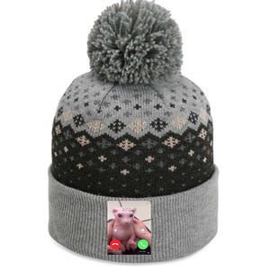 Bingus Is Calling My Beloved Hairless Sphinx Cat Gift The Baniff Cuffed Pom Beanie