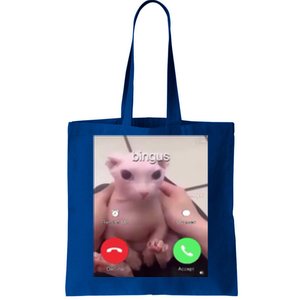 Bingus Is Calling My Beloved Hairless Sphinx Cat Gift Tote Bag