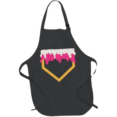 Baseball Ice Cream Dripping Drip Apron