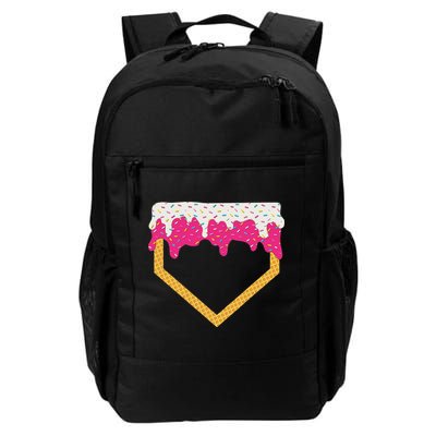 Baseball Ice Cream Dripping Drip Backpack
