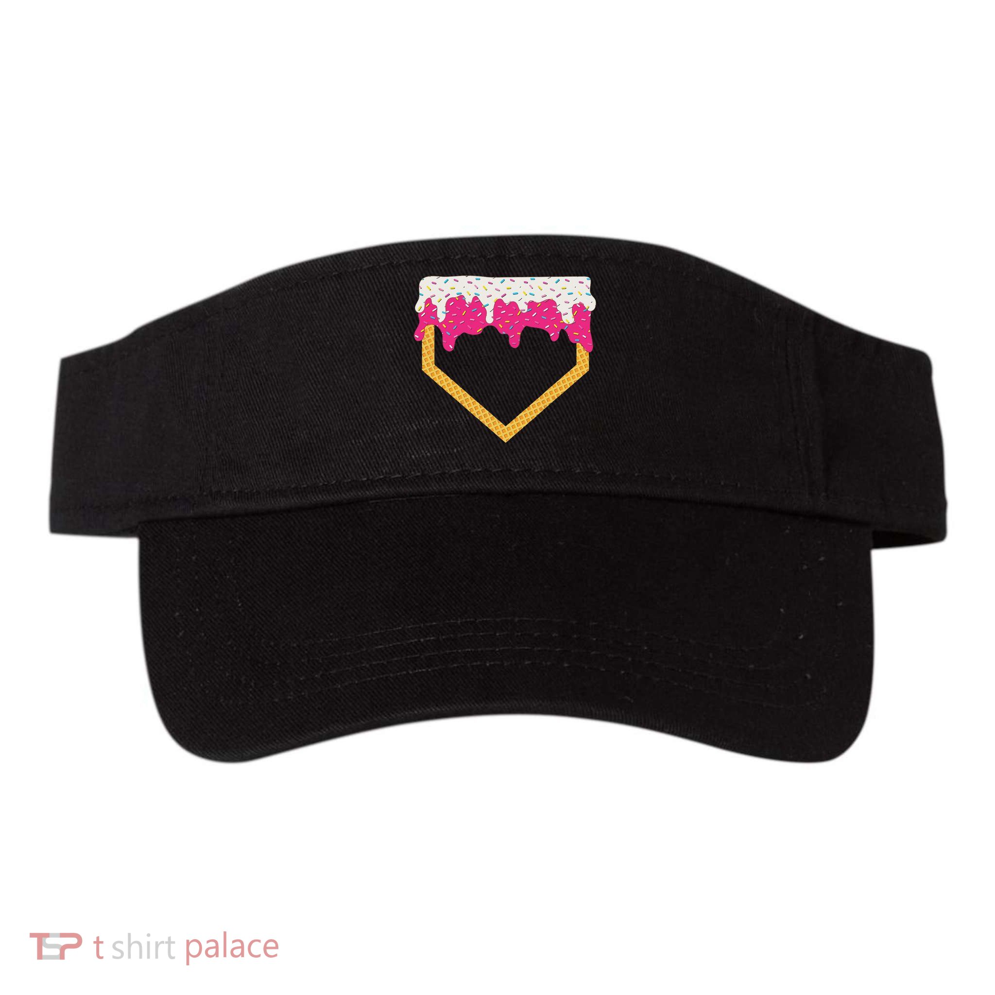 Baseball Ice Cream Dripping Drip Visor