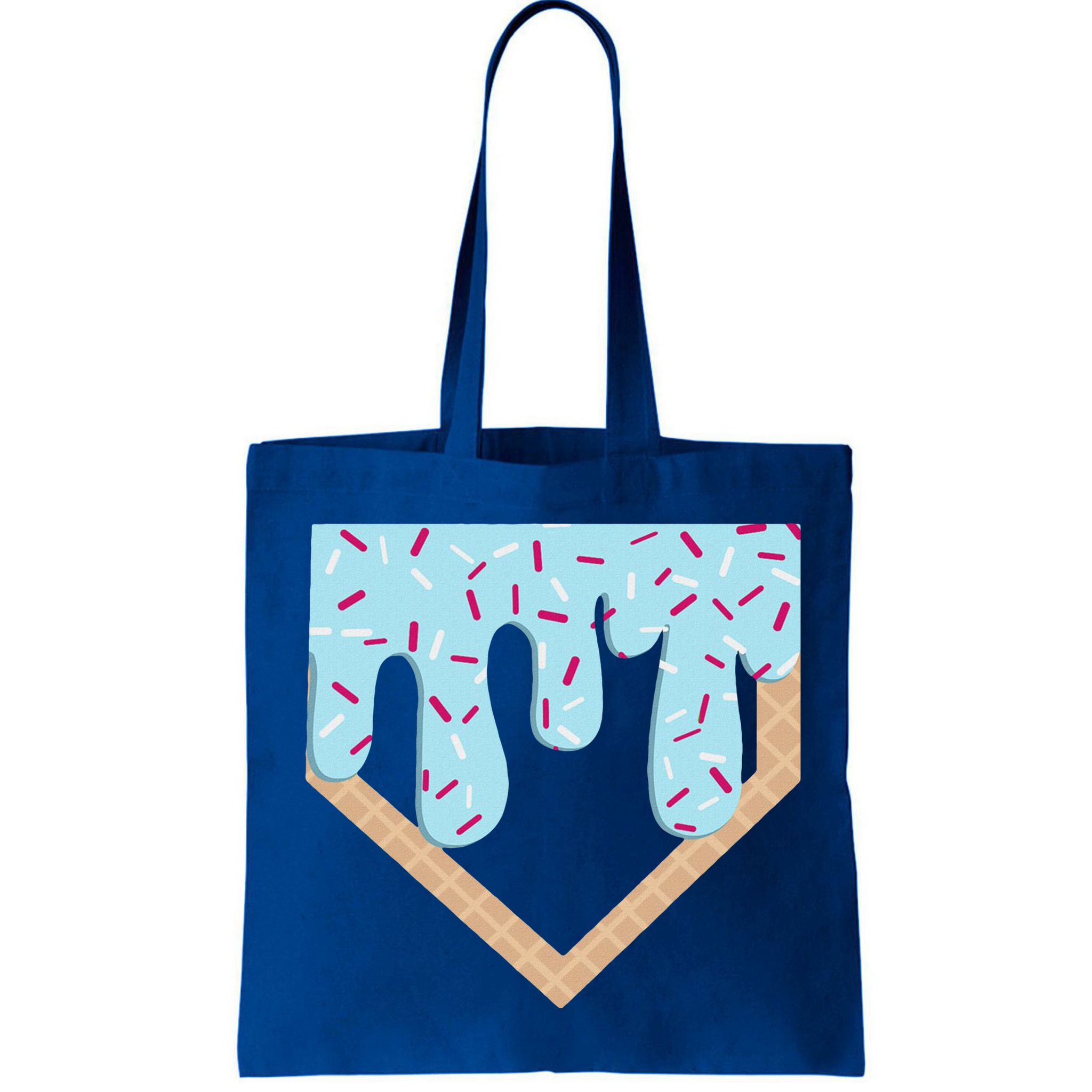 Baseball Ice Cream Dripping Home Plate Drip Bag