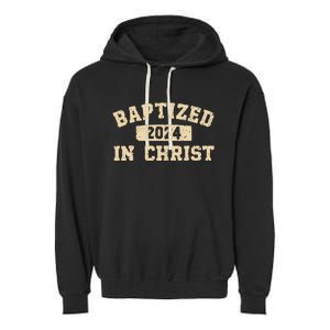 Baptized In Christ 2024 Garment-Dyed Fleece Hoodie