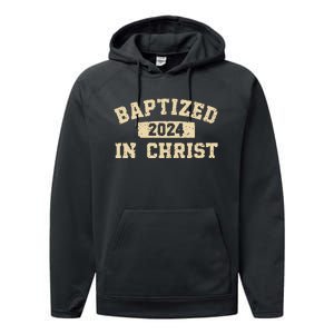 Baptized In Christ 2024 Performance Fleece Hoodie