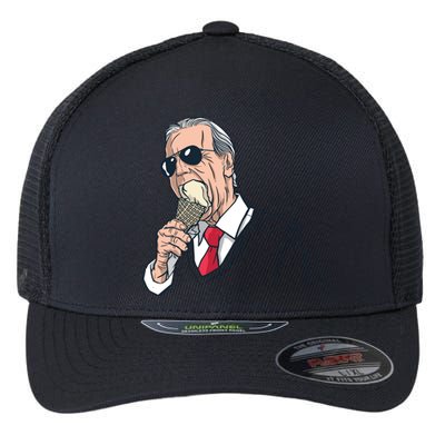 Biden Ice Cream Flexfit Unipanel Trucker Cap