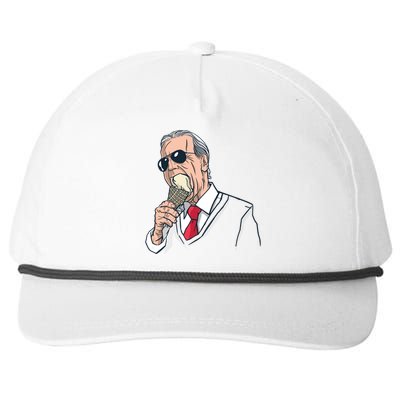 Biden Ice Cream Snapback Five-Panel Rope Hat