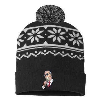 Biden Ice Cream USA-Made Snowflake Beanie