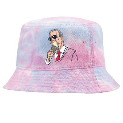 Biden Ice Cream Tie-Dyed Bucket Hat