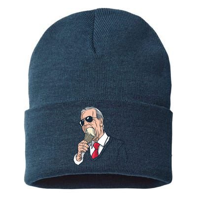 Biden Ice Cream Sustainable Knit Beanie