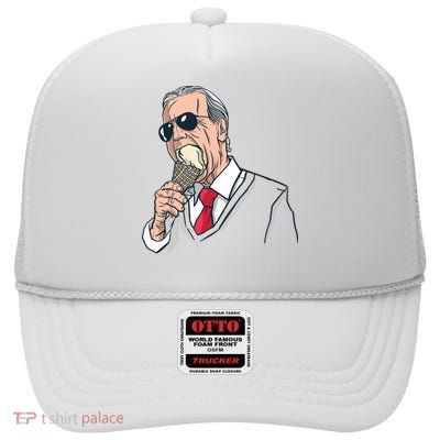 Biden Ice Cream High Crown Mesh Back Trucker Hat