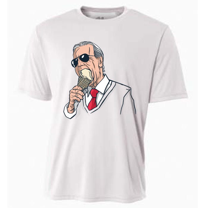 Biden Ice Cream Cooling Performance Crew T-Shirt