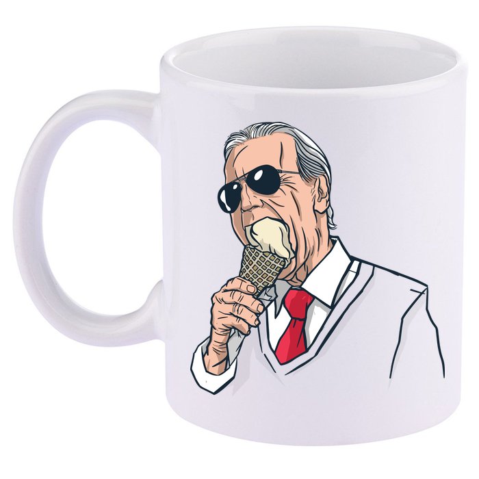 Biden Ice Cream 11oz C Handle Ceramic Mug