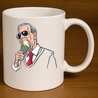 Biden Ice Cream 11oz C Handle Ceramic Mug