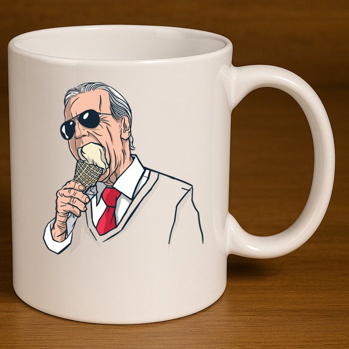 Biden Ice Cream 11oz C Handle Ceramic Mug