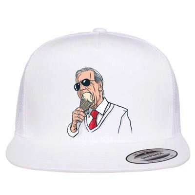 Biden Ice Cream Flat Bill Trucker Hat