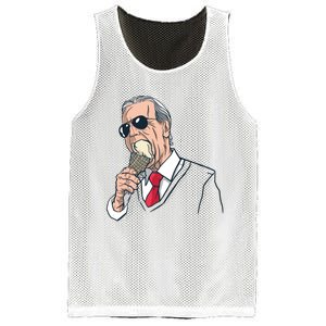 Biden Ice Cream Mesh Reversible Basketball Jersey Tank