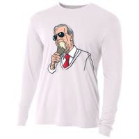 Biden Ice Cream Cooling Performance Long Sleeve Crew