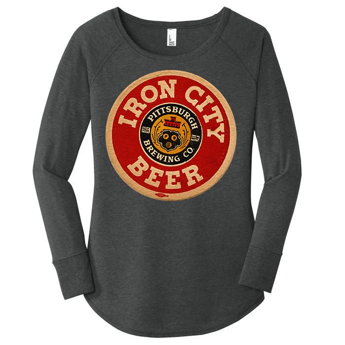 Beer Irons City Pittsburgh Beer Lover Women's Perfect Tri Tunic Long Sleeve Shirt