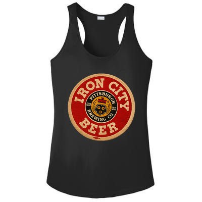 Beer Irons City Pittsburgh Beer Lover Ladies PosiCharge Competitor Racerback Tank