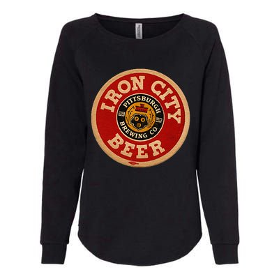 Beer Irons City Pittsburgh Beer Lover Womens California Wash Sweatshirt