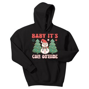 Baby ItS Cold Outside Holiday Graphic Kids Hoodie