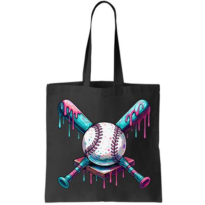 Baseball Ice Cream Drip Baseball Bag