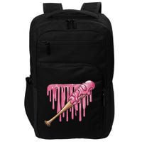 Baseball Ice Cream Baseball Bat With Sprinkles Drip Impact Tech Backpack