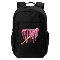Baseball Ice Cream Baseball Bat With Sprinkles Drip Backpack